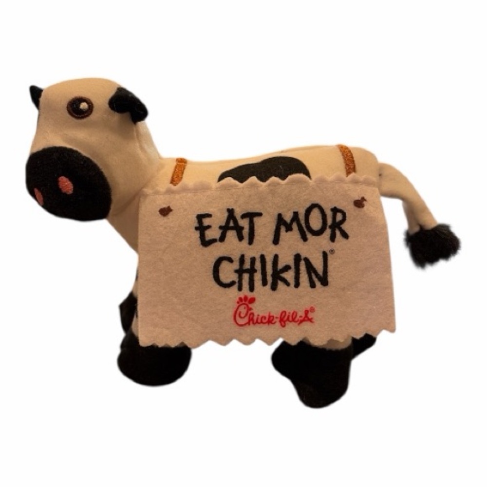 Chick-fil-A Plush Cow Toy - Black and White